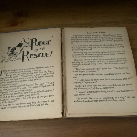 VINTAGE CHILDREN'S BOOK - 1937 - SUNNY HOUR STORIES - from GREAT BRITAIN - Picture 5 of 10